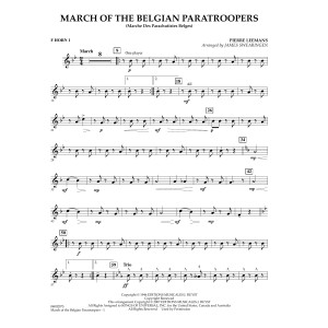 March Of The Belgian Paratroopers - F Horn 1