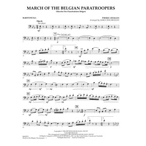 March Of The Belgian Paratroopers - Baritone B.C.