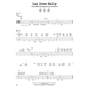 Lay Down Sally