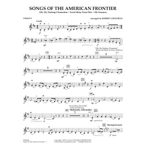 Songs Of The American Frontier - Violin 2