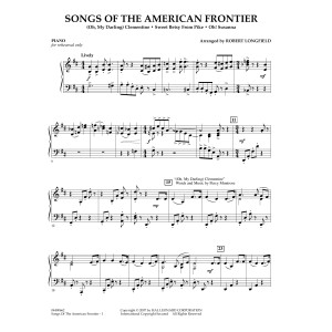 Songs Of The American Frontier - Piano