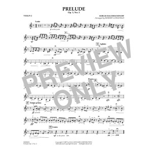 Prelude Op.3, No. 2 - Violin 2