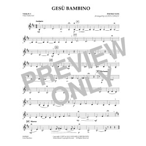Gesu Bambino - Violin 3 (Viola T.C.)