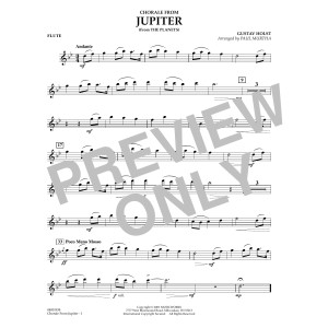 Chorale from Jupiter - Flute