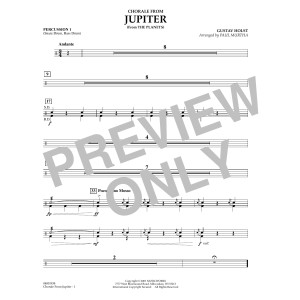 Chorale from Jupiter - Percussion 1