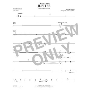 Chorale from Jupiter - Percussion 2