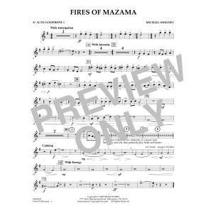 Fires of Mazama - Eb Alto Saxophone 1
