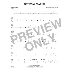 Gateway March - Percussion 2