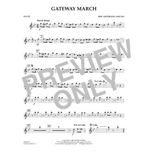 Gateway March - Flute
