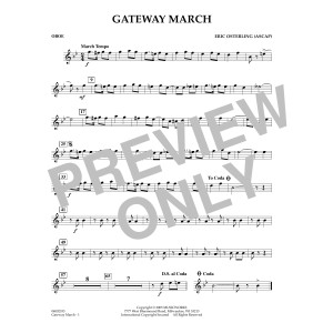 Gateway March - Oboe