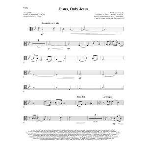 Jesus, Only Jesus - Viola