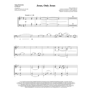 Jesus, Only Jesus - Keyboard String Reduction