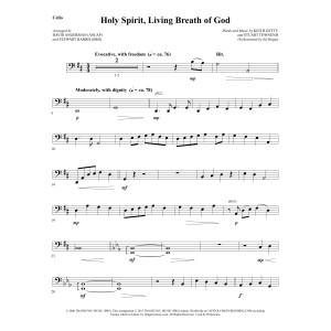 Holy Spirit, Living Breath of God - Cello