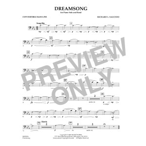 Dreamsong (Piano Feature With Band) - Convertible Bass Line