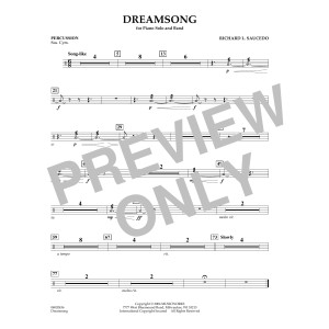 Dreamsong (Piano Feature With Band) - Percussion