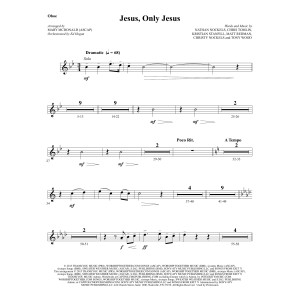 Jesus, Only Jesus - Oboe