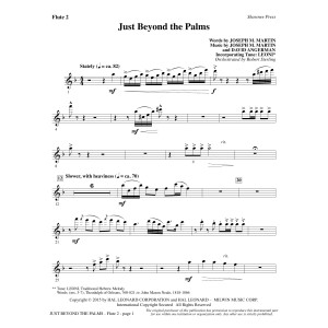 Just Beyond the Palms - Flute 2