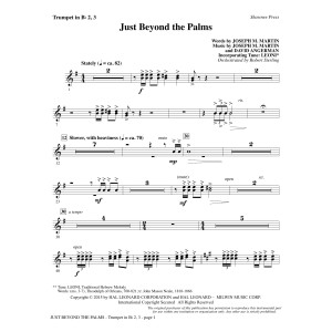 Just Beyond the Palms - Bb Trumpet 2,3