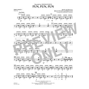 Fun, Fun, Fun - Percussion 1