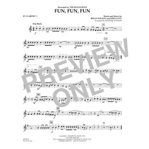 Fun, Fun, Fun - Bb Clarinet 1