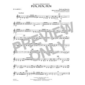 Fun, Fun, Fun - Bb Clarinet 2