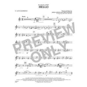 Hello - Eb Alto Saxophone 1