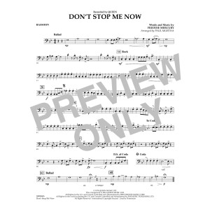 Don't Stop Me Now - Bassoon