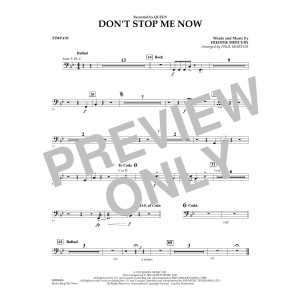 Don't Stop Me Now - Timpani