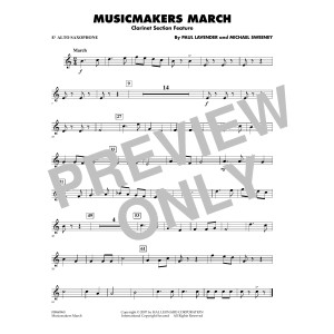 Musicmakers March (Clarinet Section Feature) - Eb Alto Saxophone