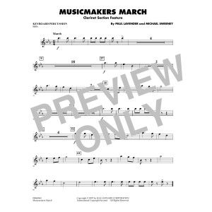 Musicmakers March (Clarinet Section Feature) - Keyboard Percussion