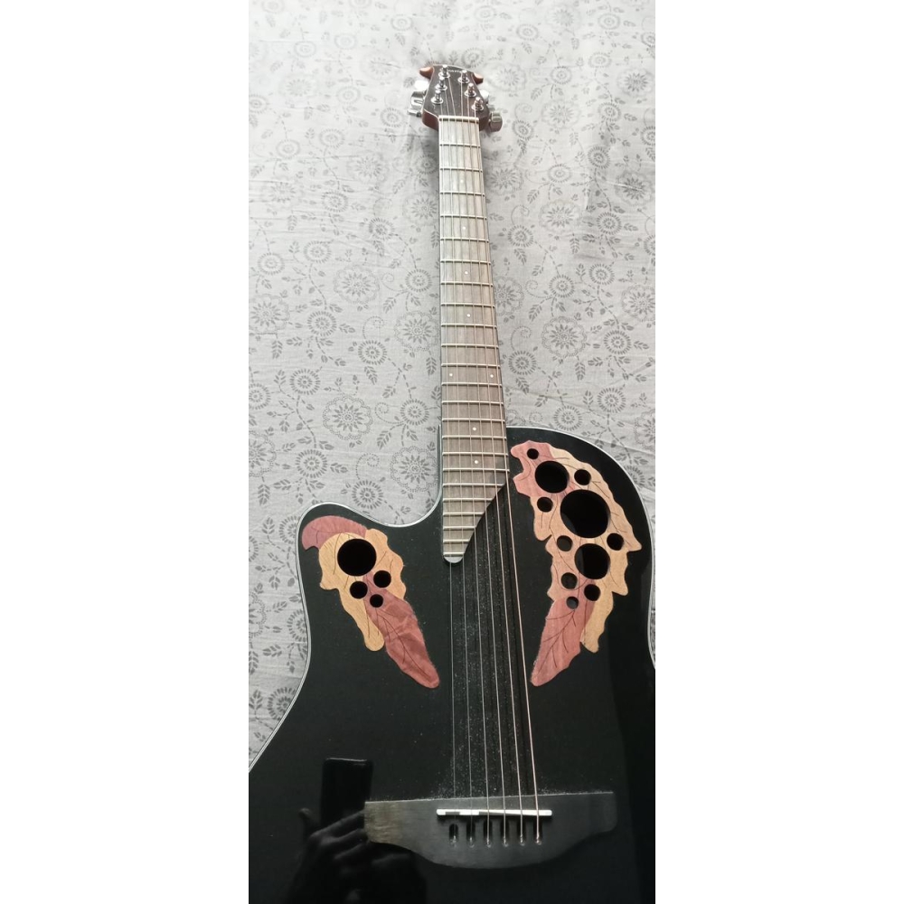 Left-handed Ovation guitar