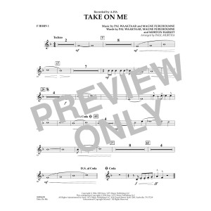 Take on Me - F Horn 1