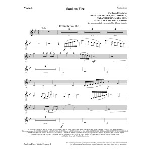 Soul on Fire - Violin 2