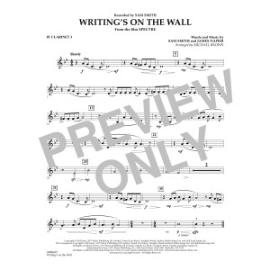 Writing's on the Wall (from Spectre) - Bb Clarinet 3