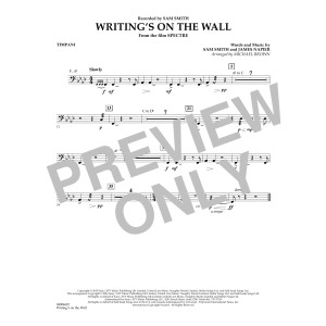 Writing's on the Wall (from Spectre) - Timpani