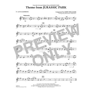 Theme from Jurassic Park - Eb Alto Saxophone