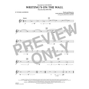 Writing's on the Wall (from Spectre) - Bb Tenor Saxophone