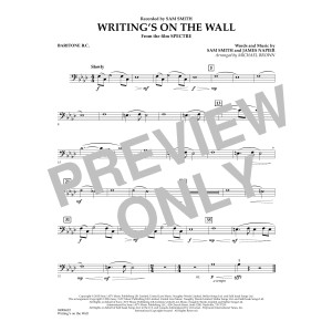 Writing's on the Wall (from Spectre) - Baritone B.C.