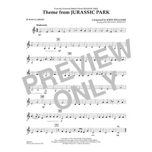 Theme from Jurassic Park - Bb Bass Clarinet