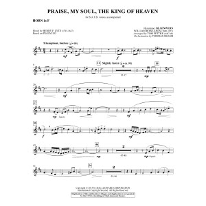 Praise, My Soul, The King of Heaven - F Horn