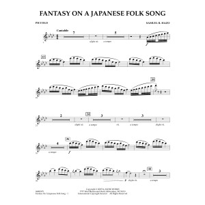 Fantasy On A Japanese Folk Song - Piccolo