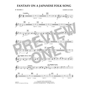 Fantasy On A Japanese Folk Song - Bb Trumpet 3