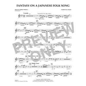 Fantasy On A Japanese Folk Song - Mallet Percussion 2