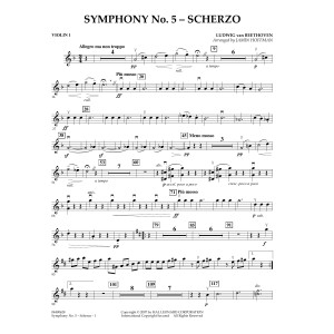 Symphony No. 5 Scherzo - Violin 1