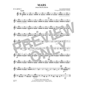 Mars (from The Planets) - Bb Clarinet 3