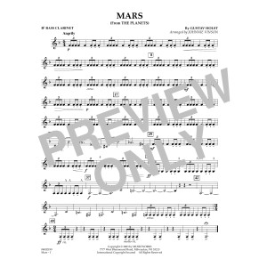 Mars (from The Planets) - Bb Bass Clarinet