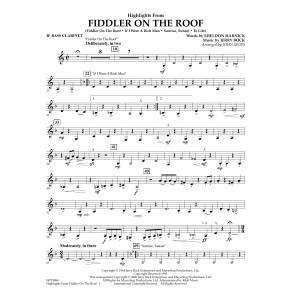 Highlights From Fiddler On The Roof - Bb Bass Clarinet