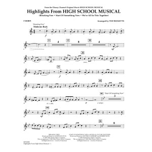 Highlights From "High School Musical" - F Horn