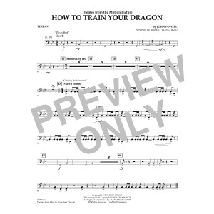 Themes from How to Train Your Dragon - Timpani