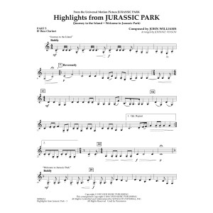 Highlights from Jurassic Park - Pt.5 - Bb Bass Clarinet